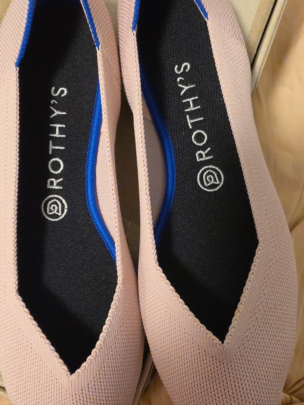 Rothys Petal Pink Pointy Flats - Picture 3 of 4